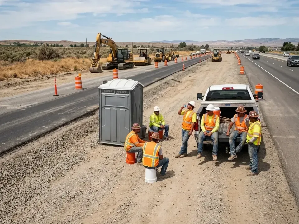 highway-road-construction-crew-007 — frequently asked questions, Porta Potty and Restroom Rentals in Pennville, PA